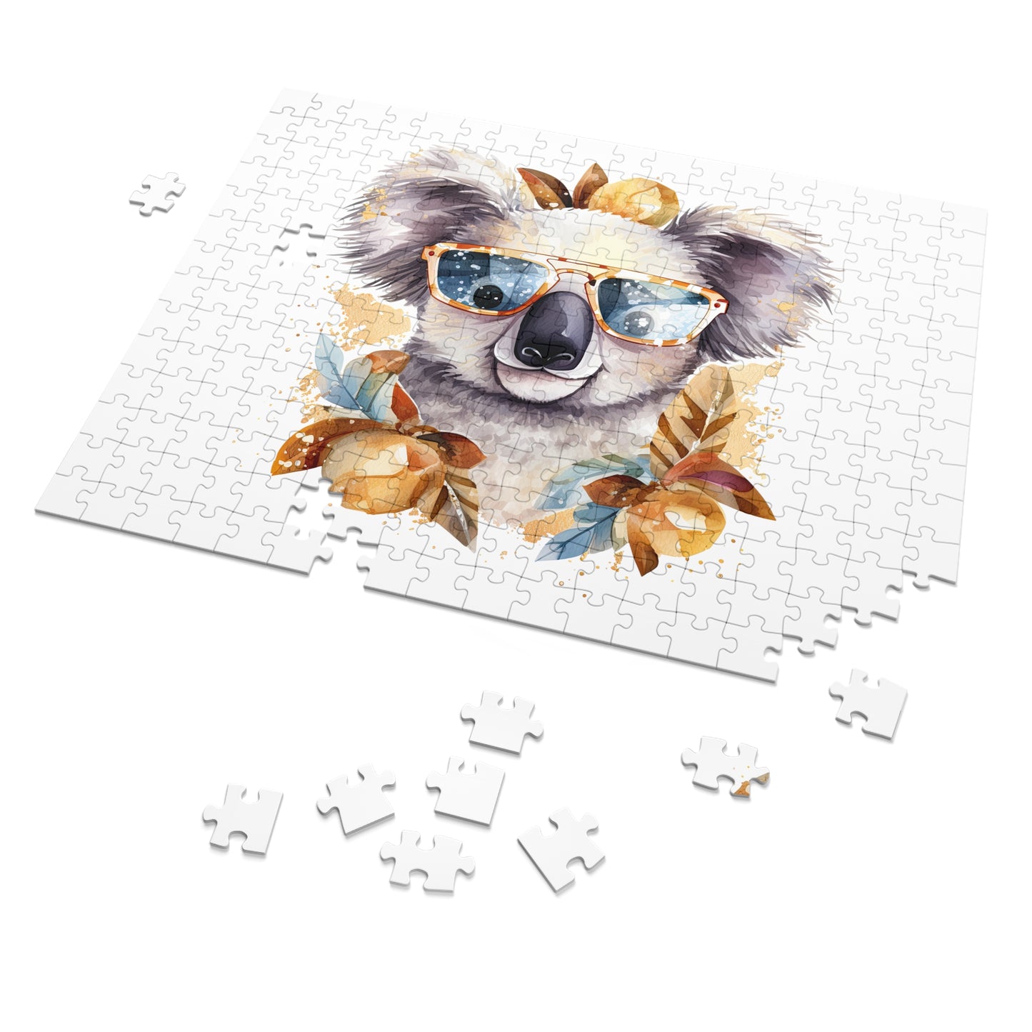 Jigsaw Puzzle in Tin, Australian Animals, Koala, Personalised/Non-Personalised, awd-509 (30, 110, 252, 500,1000-Piece)