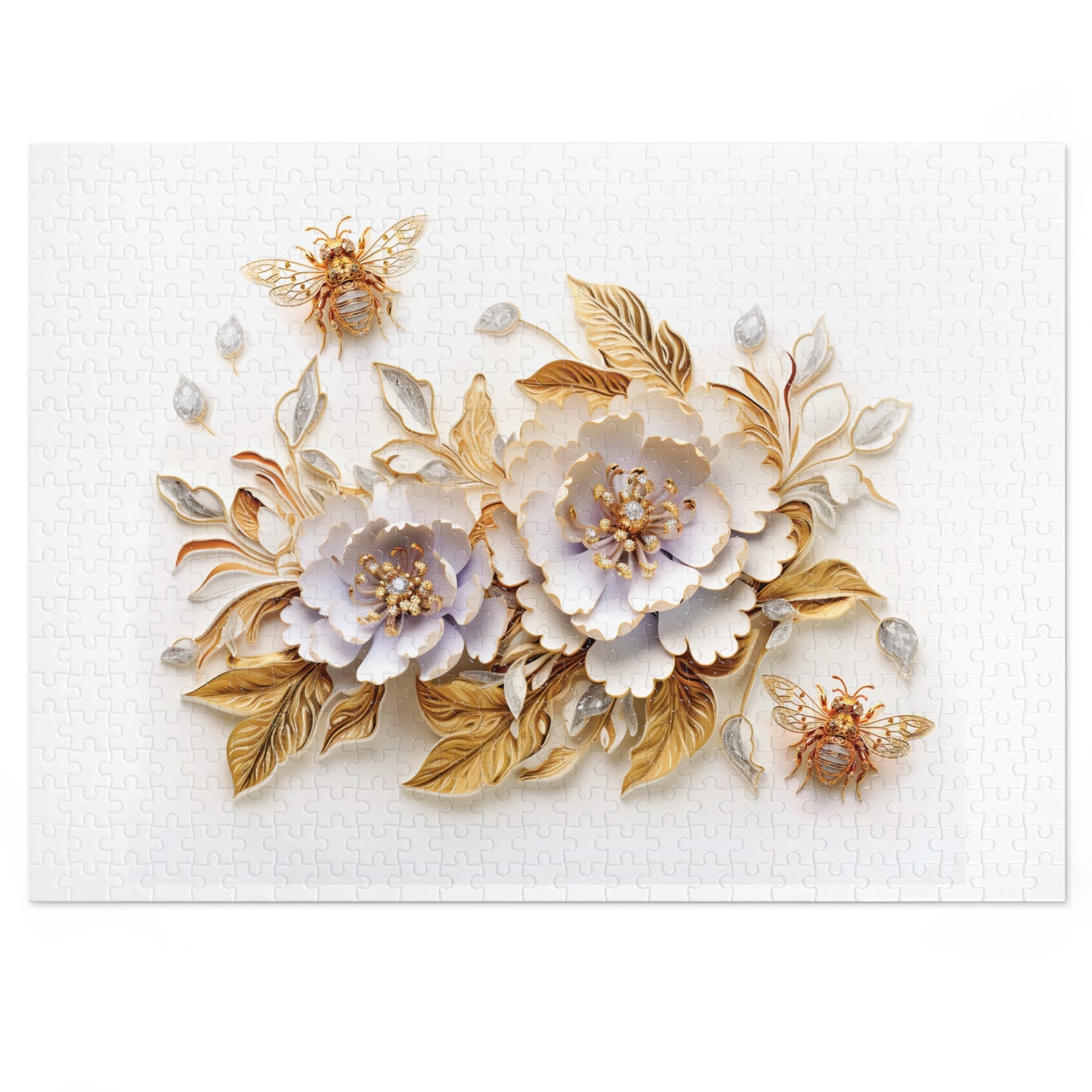 Jigsaw Puzzle, Floral, Personalised/Non-Personalised (30, 110, 252, 500,1000-Piece)