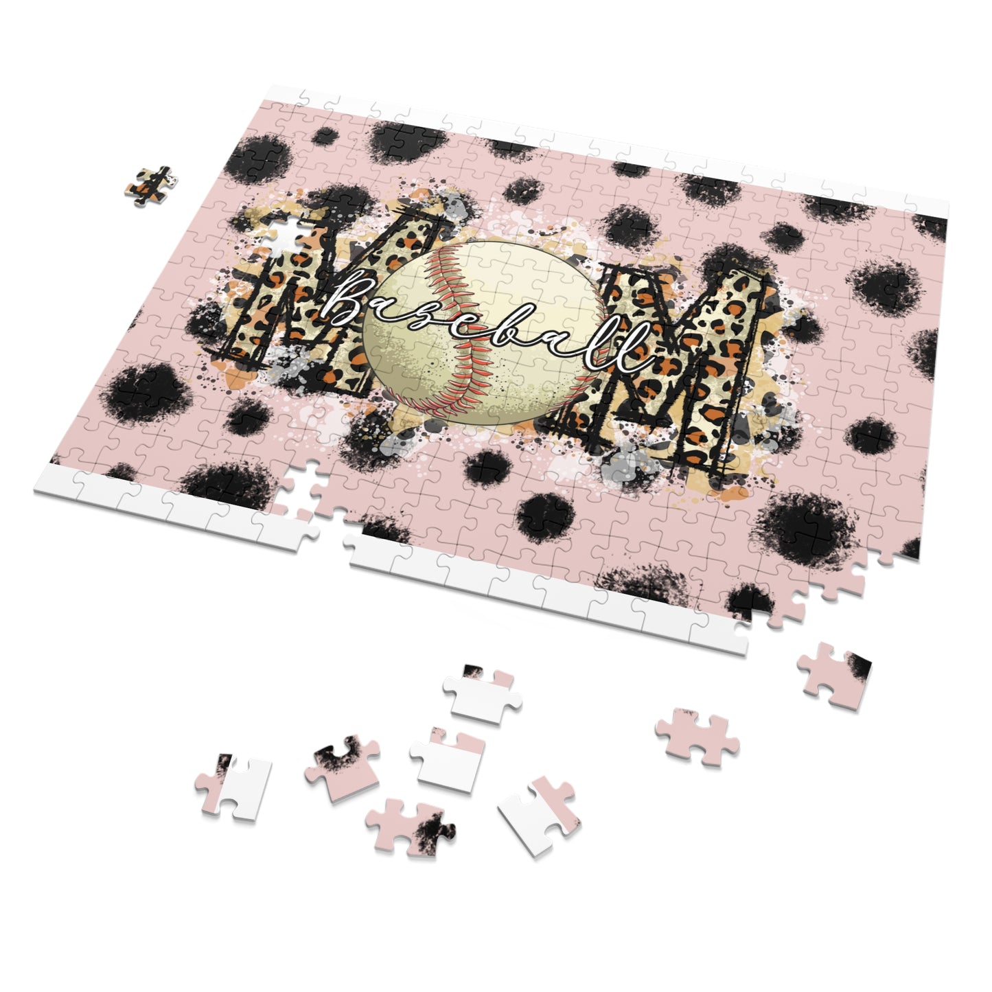 Jigsaw Puzzle in Tin, Baseball Mom, Personalised/Non-Personalised, awd-405 (30, 110, 252, 500,1000-Piece)