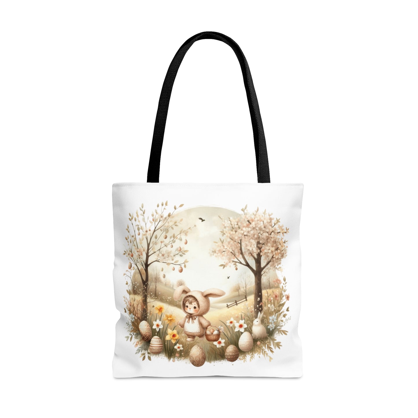 Tote Bag, Easter, Rabbit, Personalised/Non-Personalised Tote bag