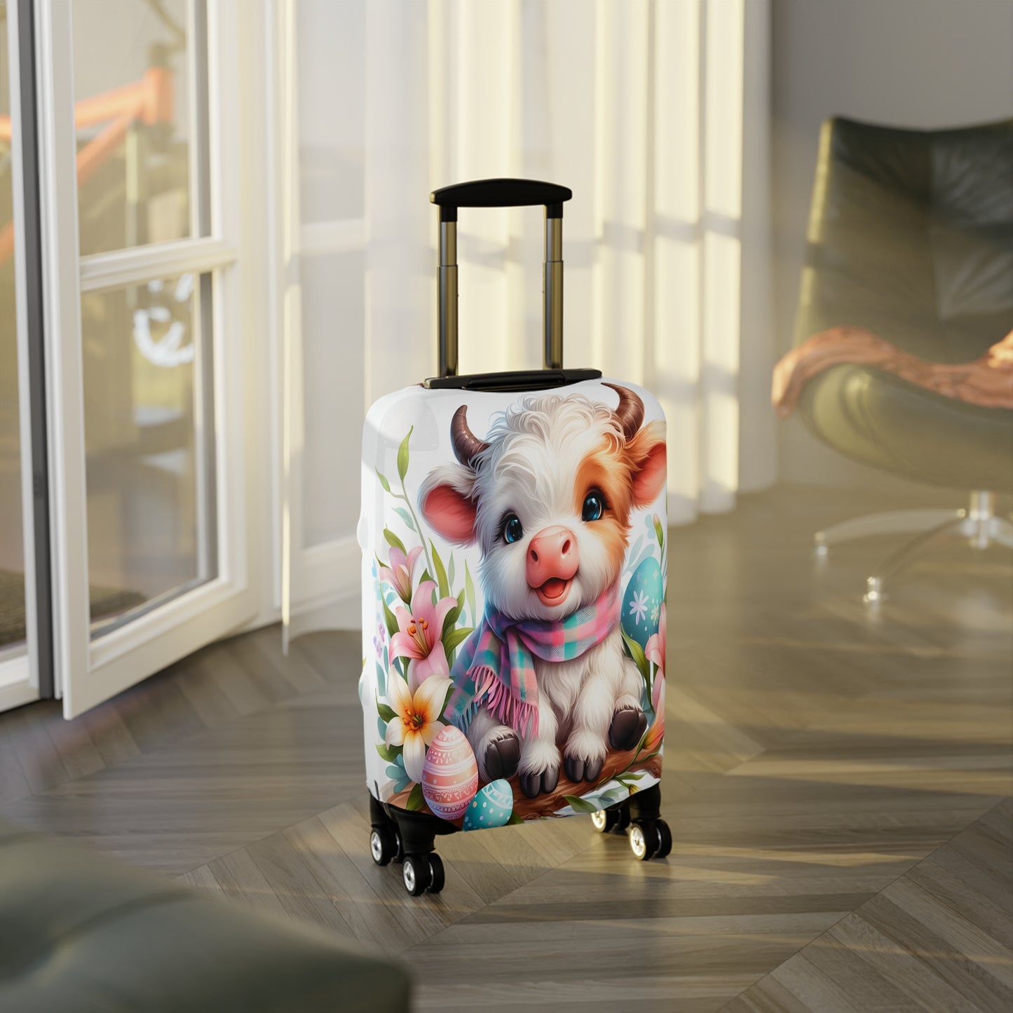 Luggage Cover, Cow, awd-1629