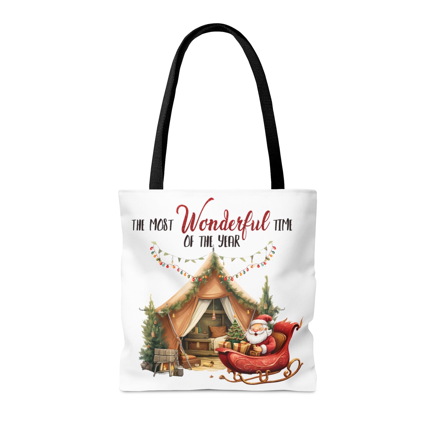 Tote Bag, Christmas, Camper