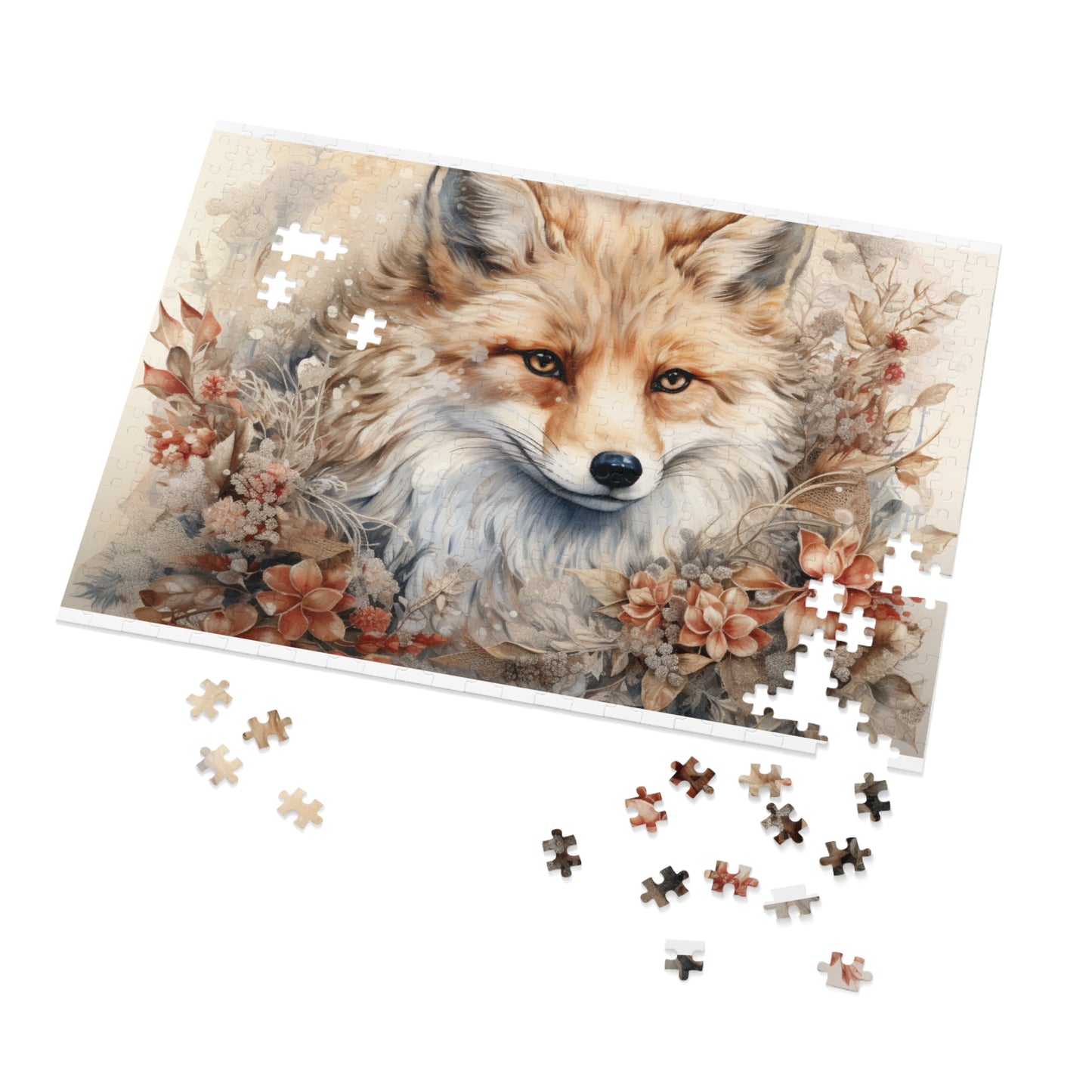 Jigsaw Puzzle, Fox, Personalised/Non-Personalised (30, 110, 252, 500,1000-Piece)