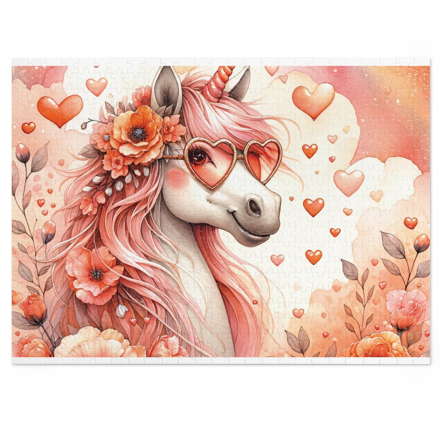 Puzzle Unicorn, Personalised/Non-Personalised (30, 110, 252, 500,1000-Piece) awd-661