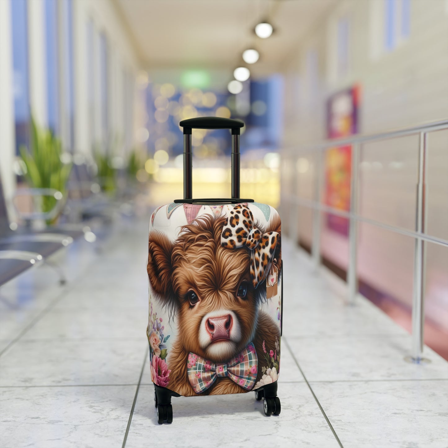 Luggage Cover, Highland Cow, awd-5009