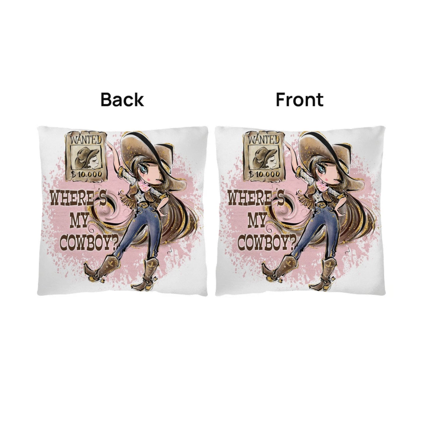 Where's My Cowboy Personalised Classic Pillow