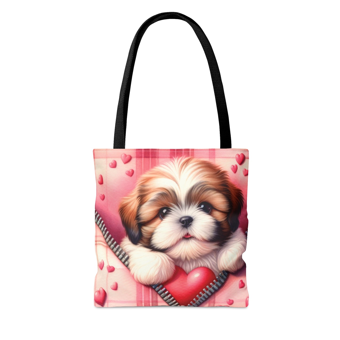 Tote Bag, Cute Dog, Personalised/Non-Personalised Tote bag