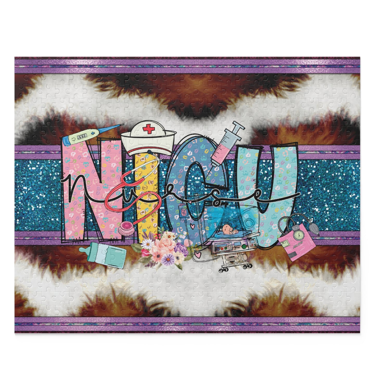 Personalised/Non-Personalised Puzzle, NICU Nurse (120, 252, 500-Piece)