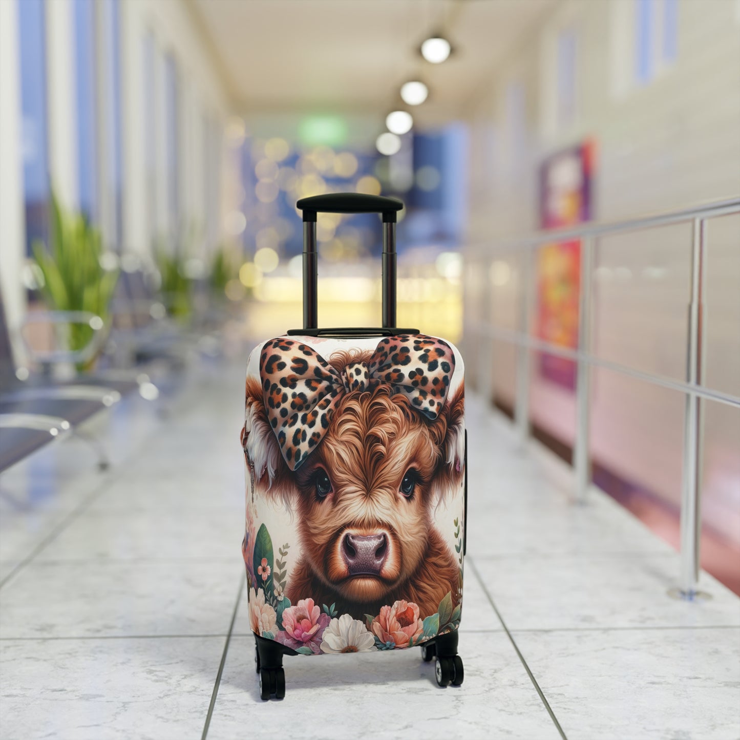 Luggage Cover, Highland Cow, awd-5007