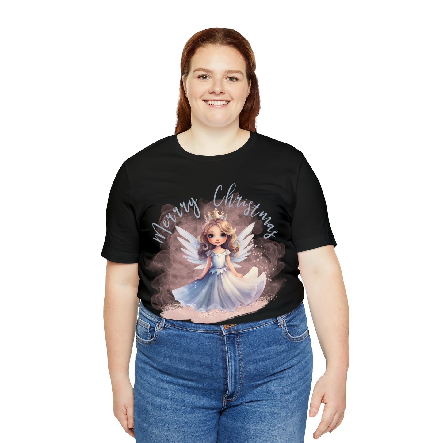 Unisex Jersey Short Sleeve Tee Christmas, Women's Fairy T-shirt A-0011