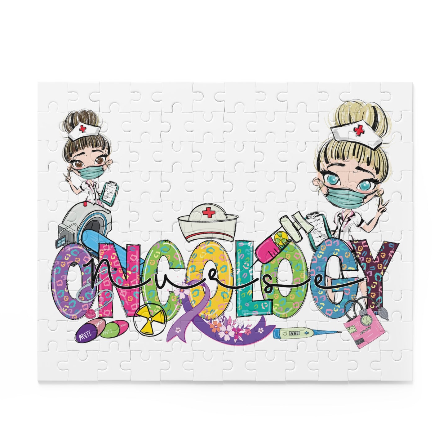 Personalised/Non-Personalised Puzzle, Oncology Nurse (120, 252, 500-Piece)