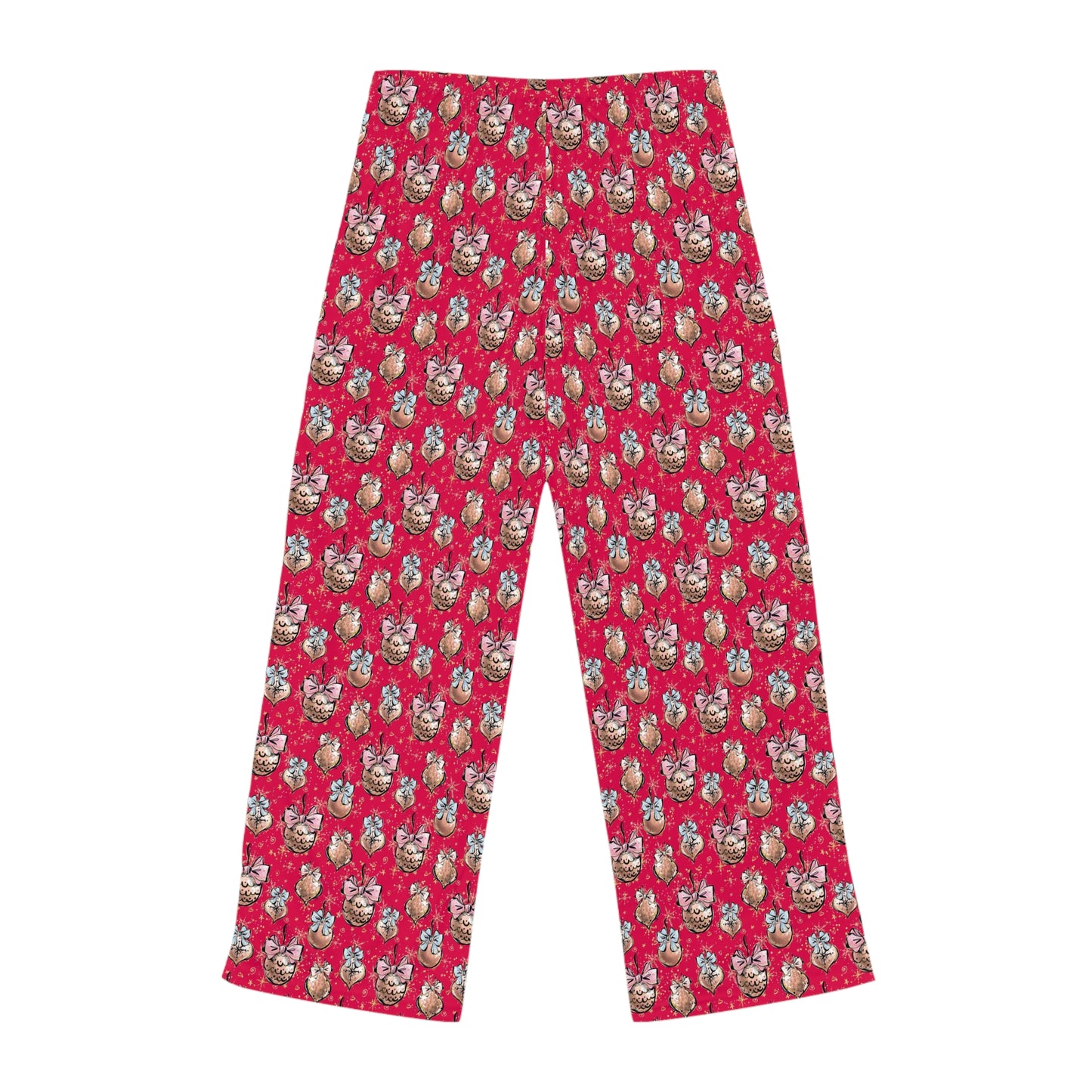 Women's Pyjama Pants, Christmas Baubles, Sleepwear Bottoms