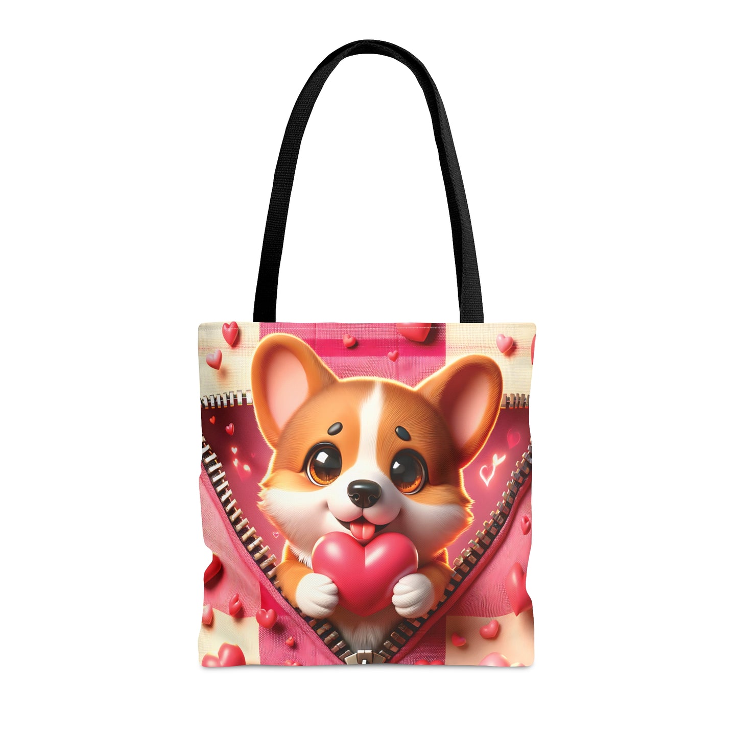 Tote Bag, Cute Dog, Personalised/Non-Personalised Tote bag