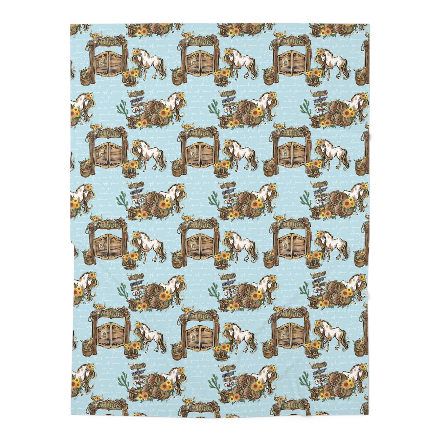 Baby Swaddle Blanket, Cowboy Howdy Partners, Baby Swaddle, Baby Shower gift