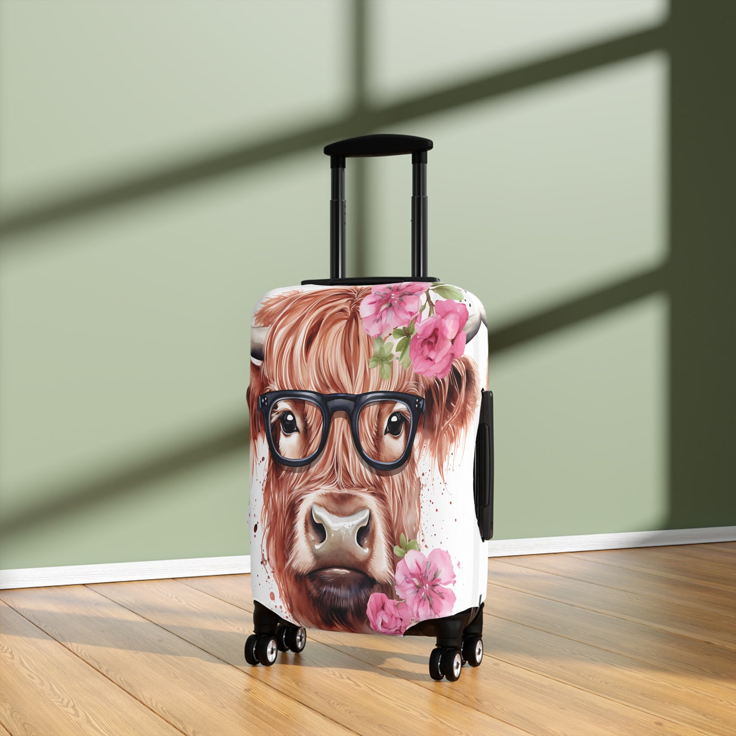 Luggage Cover, Highland Cow, awd-012