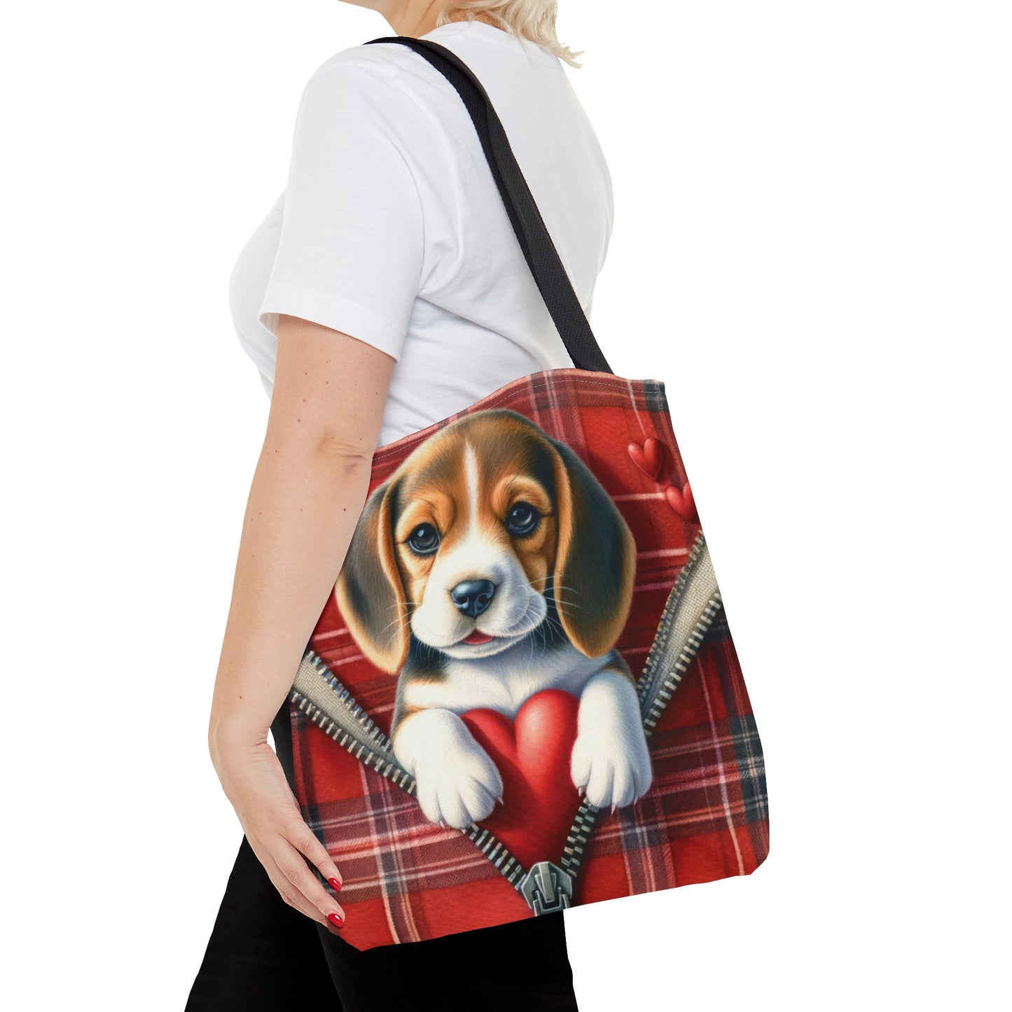 Tote Bag, Cute Dog, Personalised/Non-Personalised Tote bag