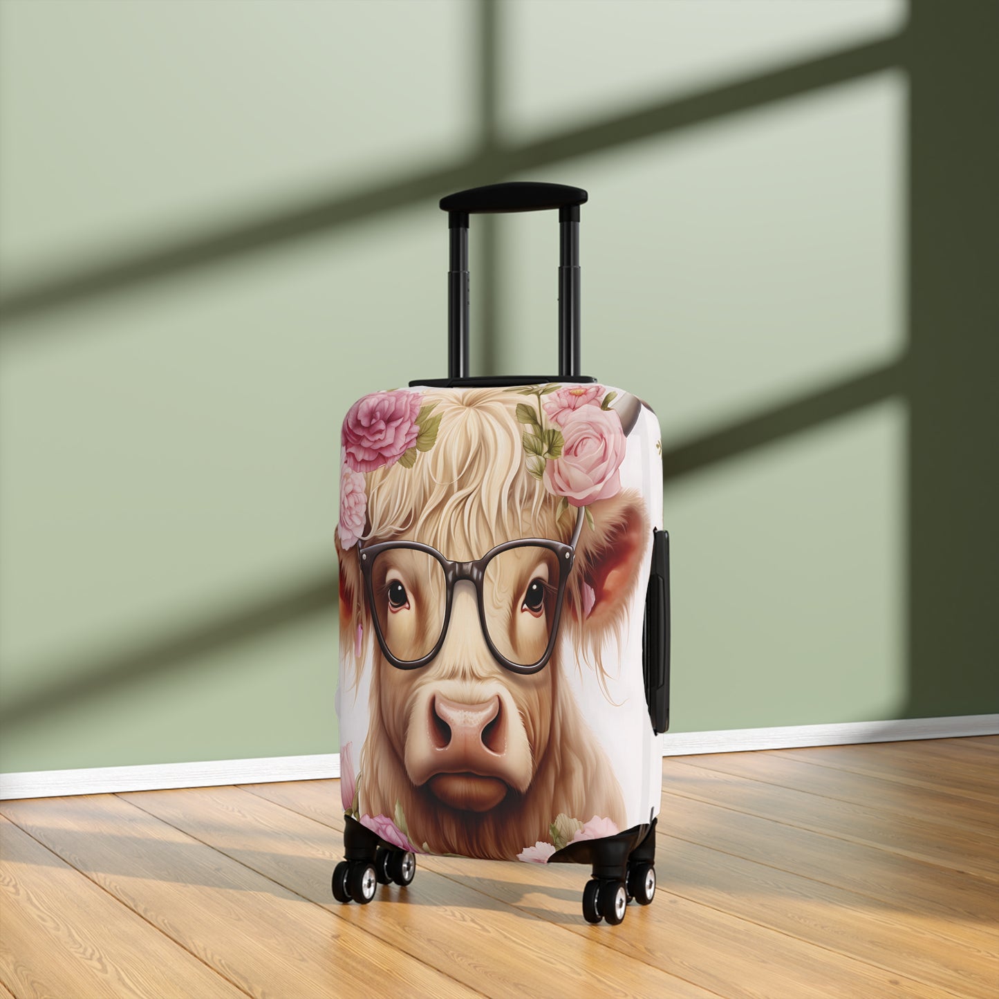 Luggage Cover, Highland Cow, awd-010