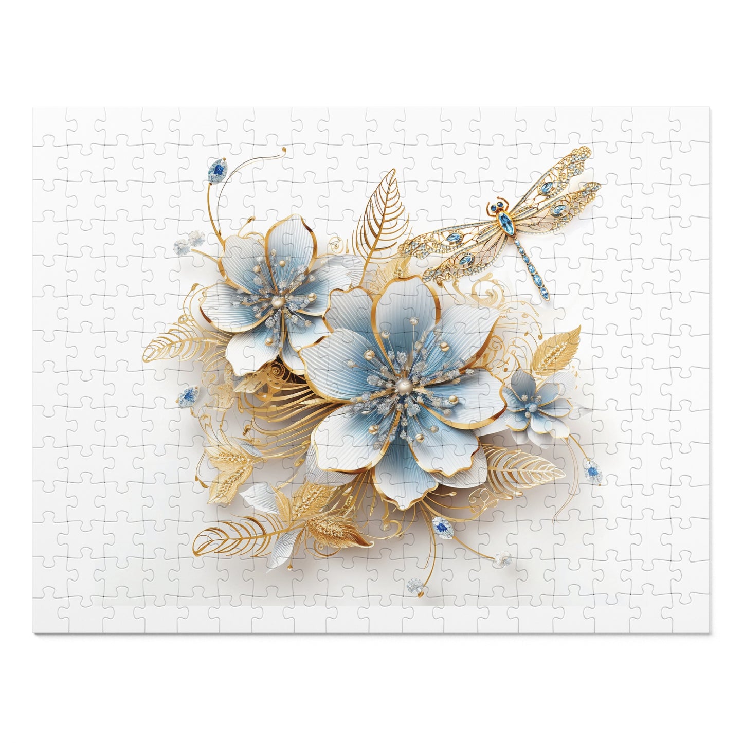 Jigsaw Puzzle, Floral, Personalised/Non-Personalised (30, 110, 252, 500,1000-Piece)