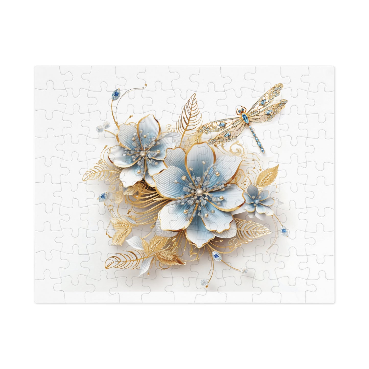 Jigsaw Puzzle, Floral, Personalised/Non-Personalised (30, 110, 252, 500,1000-Piece)