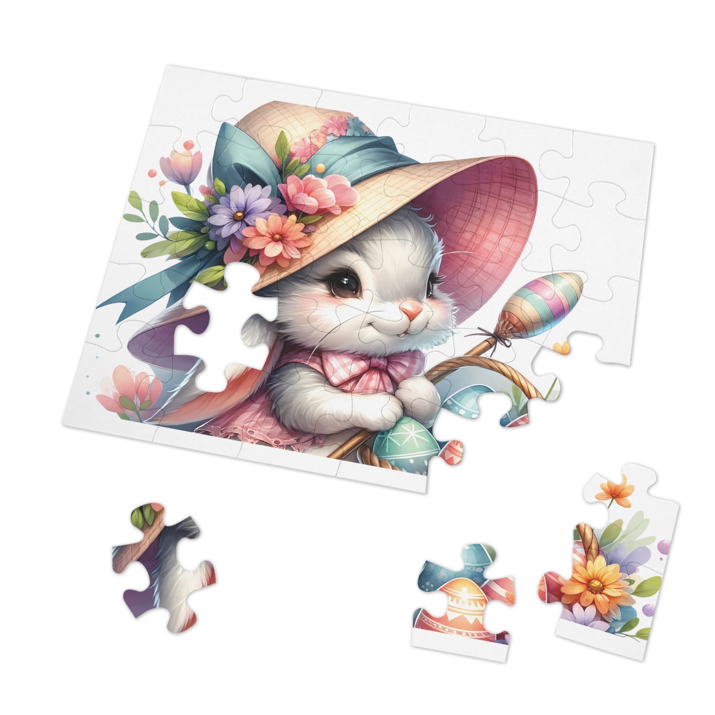 Jigsaw Puzzle, Easter, Easter Rabbit, Personalised/Non-Personalised (30, 110, 252, 500,1000-Piece)