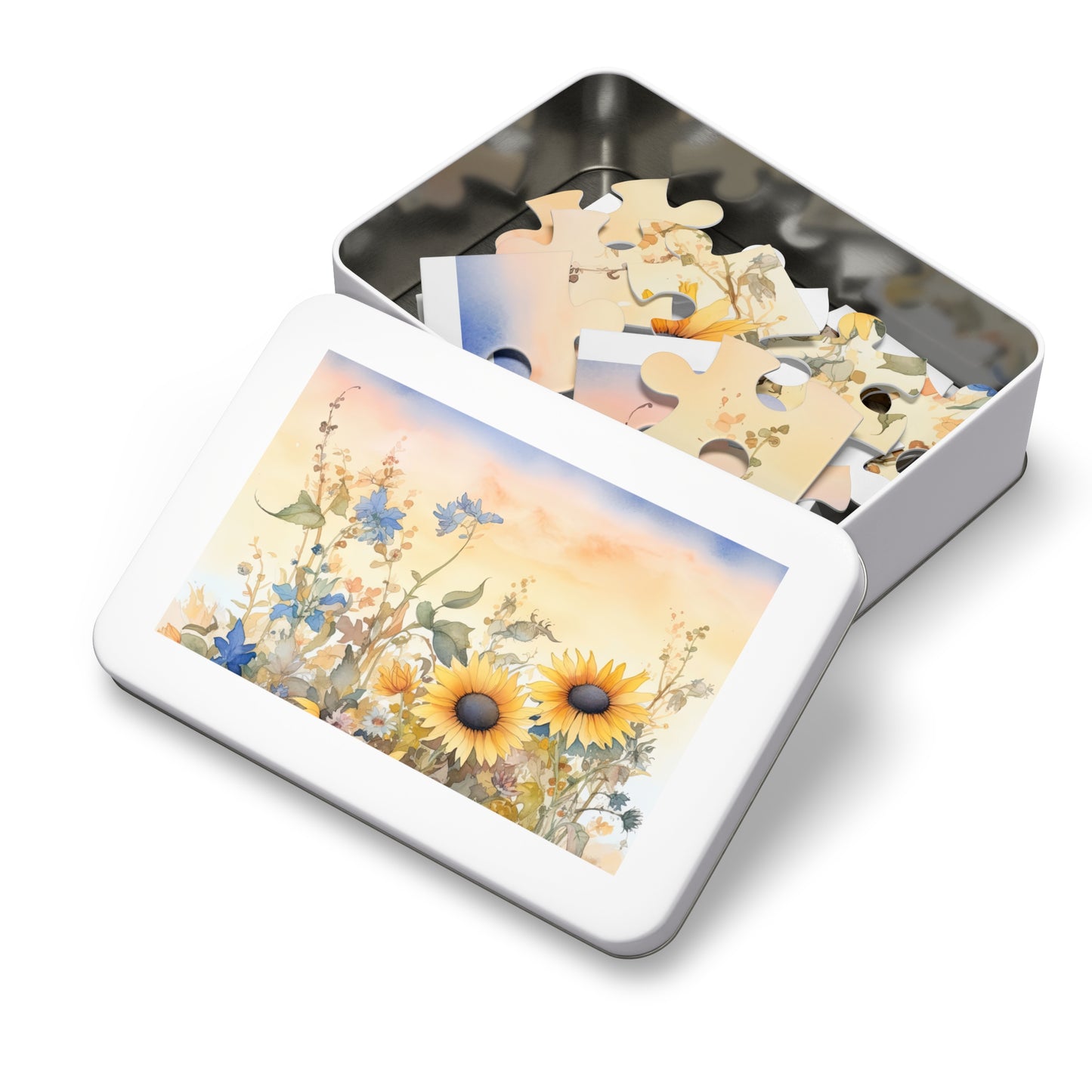 Jigsaw Puzzle, Floral, Personalised/Non-Personalised (30, 110, 252, 500,1000-Piece)