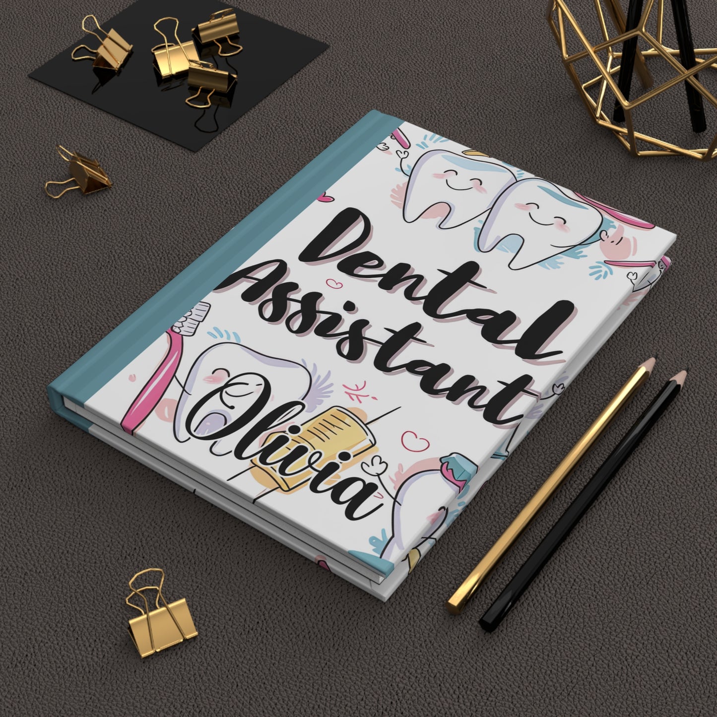 Personalised Hardcover Journal Matte, Dental Assistant, awd-1654