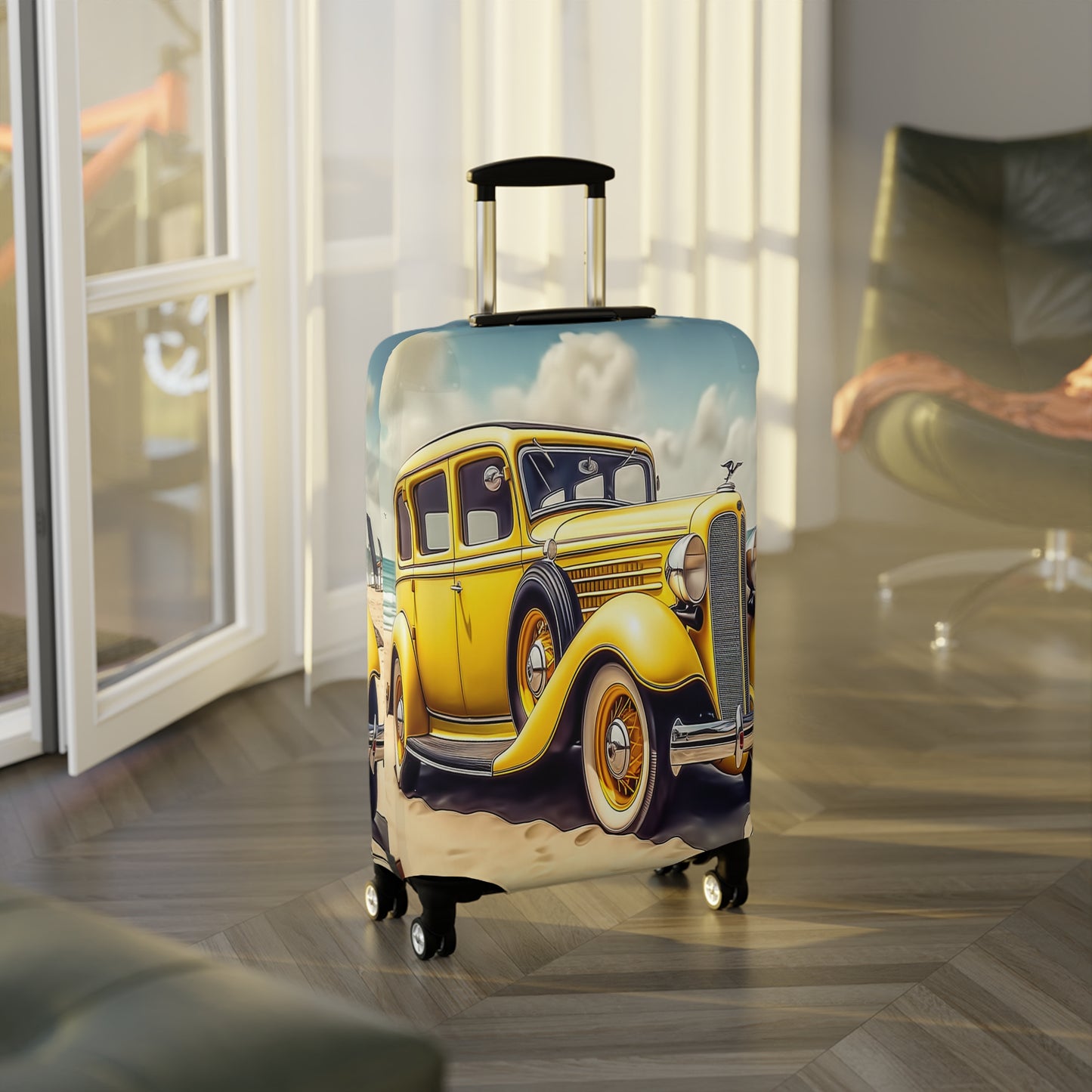 Luggage Cover, Vintage Car, awd-331