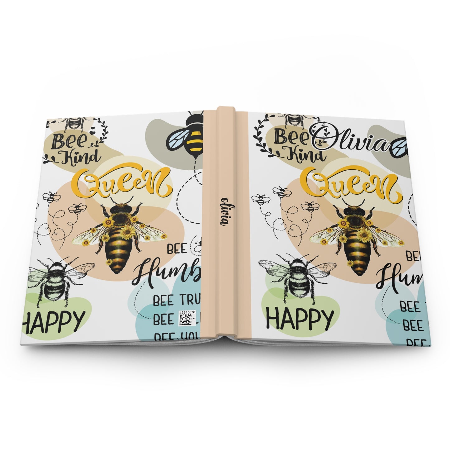 Personalised Hardcover Journal Matte, Queen Bee, awd-1460