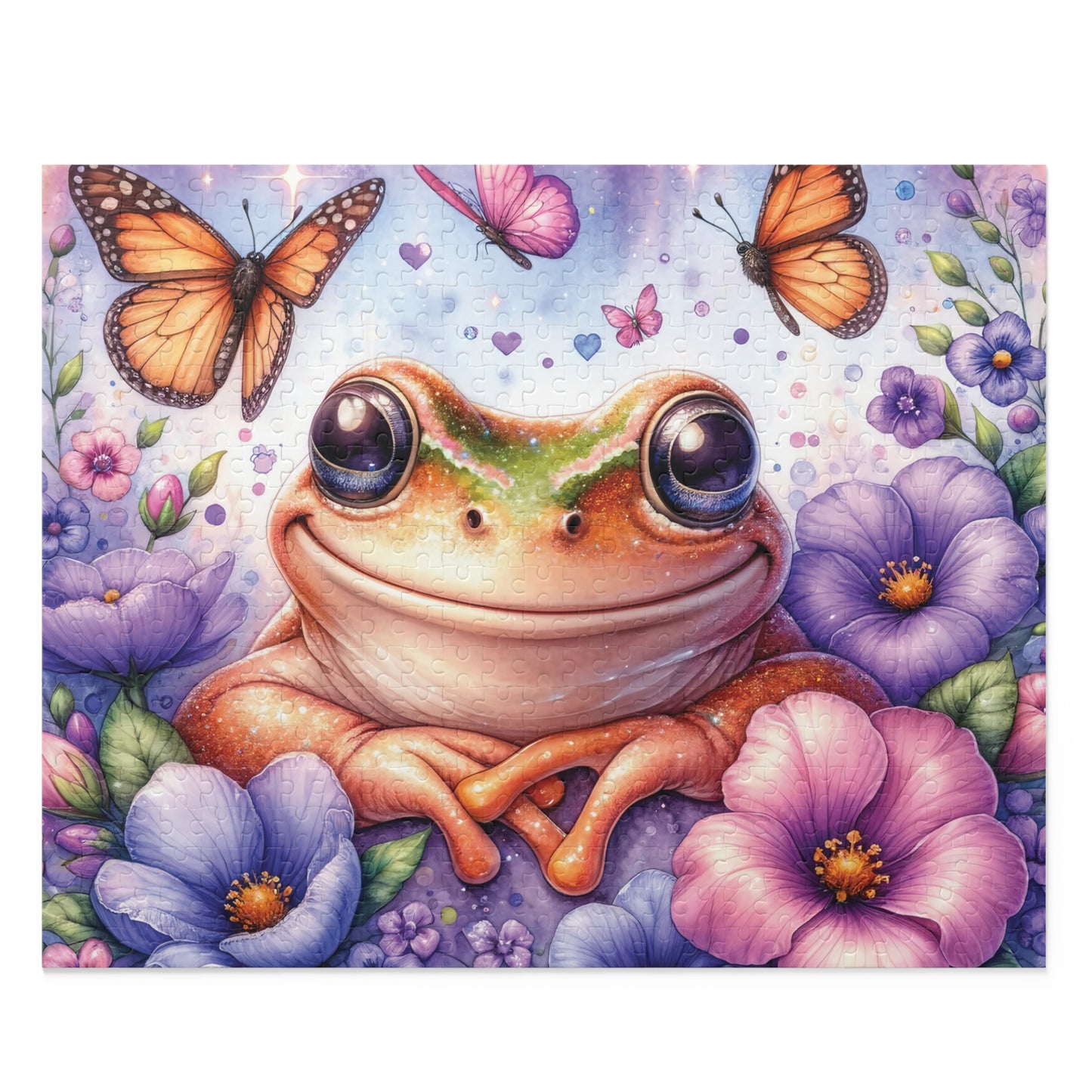 Personalised/Non-Personalised Puzzle, Frog (120, 252, 500-Piece)