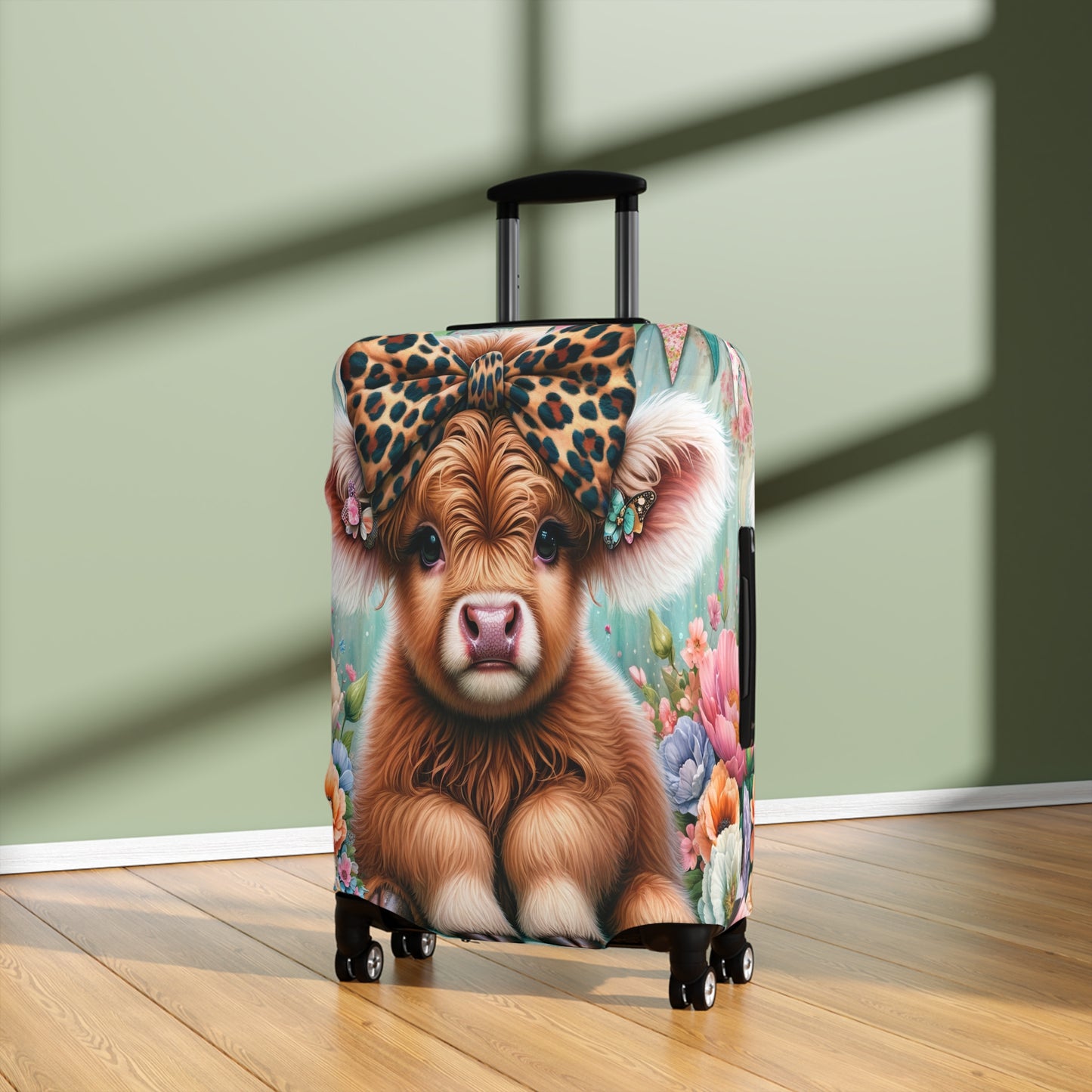 Luggage Cover, Highland Cow, awd-5006