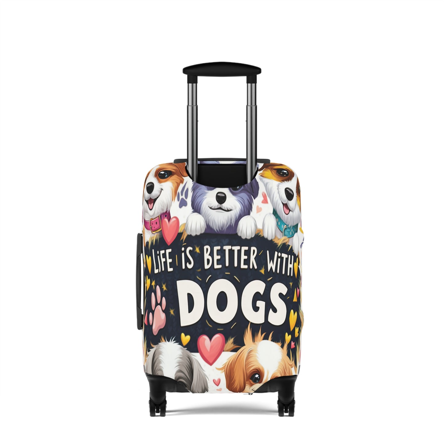 Luggage Cover, Life is better with Dogs, awd-3107