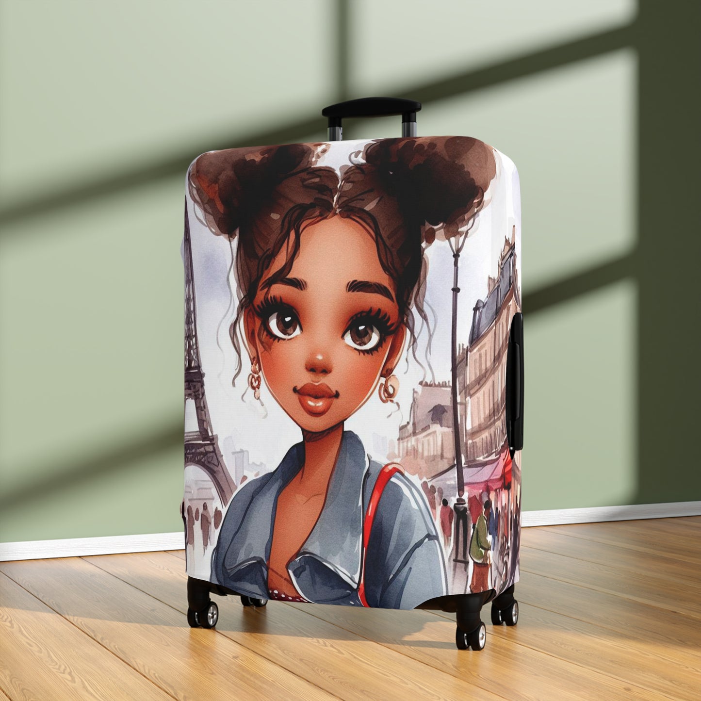 Luggage Cover, Just a Girl Who loves Travelling, awd-2103