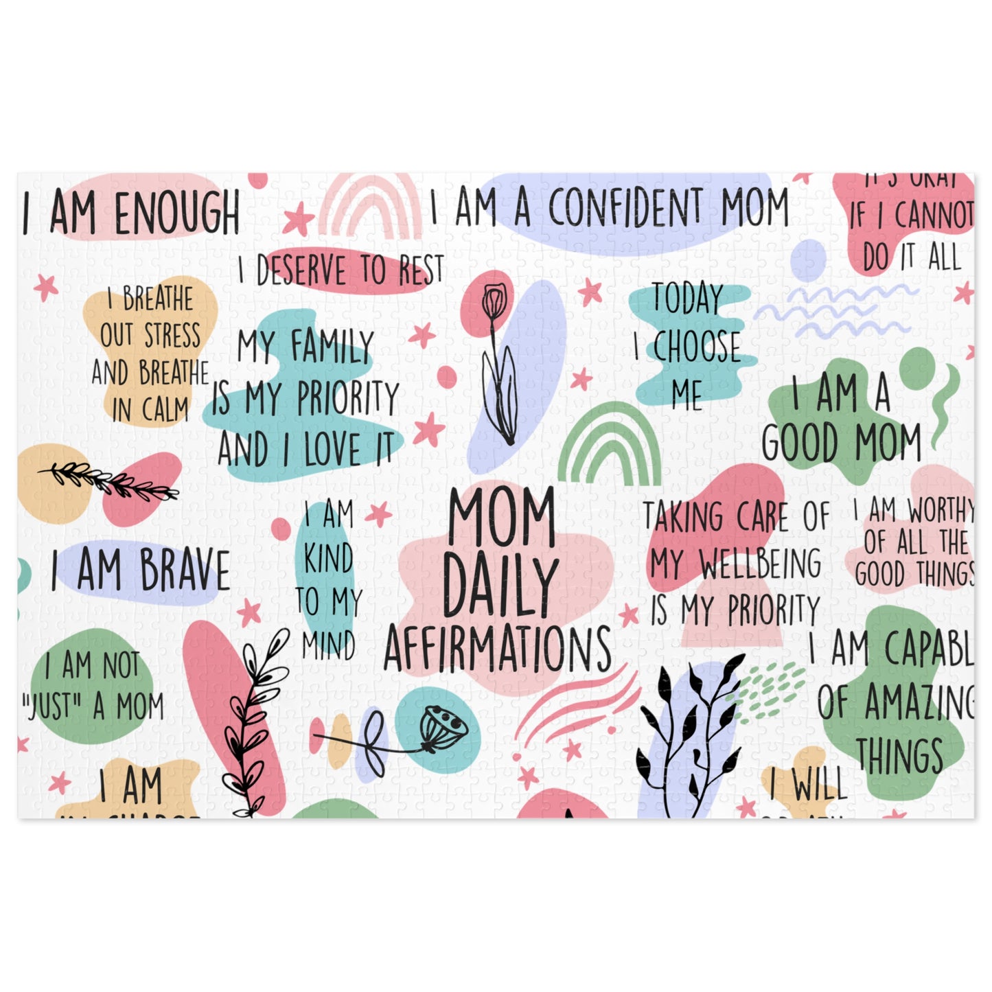 Jigsaw Puzzle in Tin, Affirmations, Mom Personalised/Non-Personalised, awd-1372