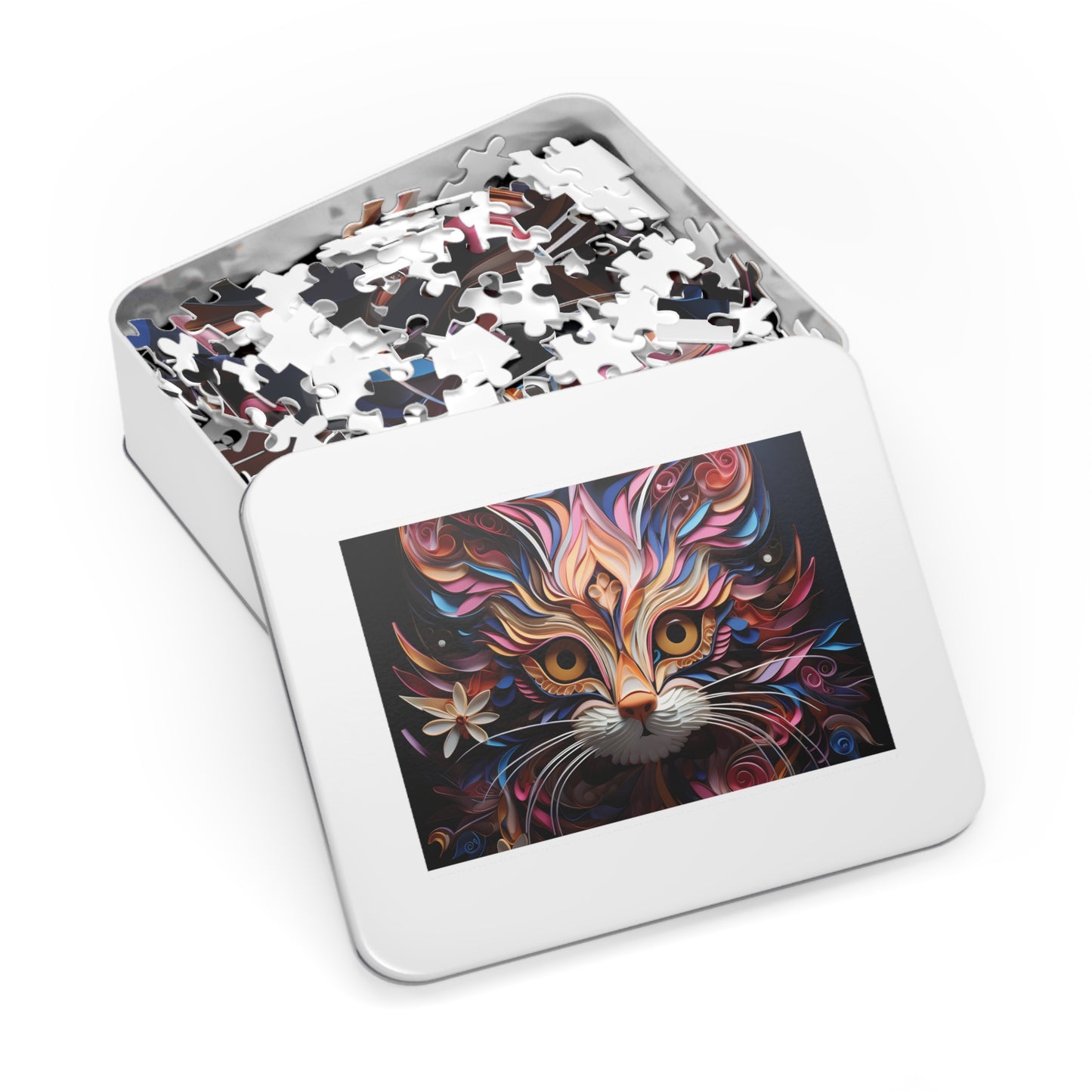 Jigsaw Puzzle, Cat, Personalised/Non-Personalised (30, 110, 252, 500,1000-Piece)