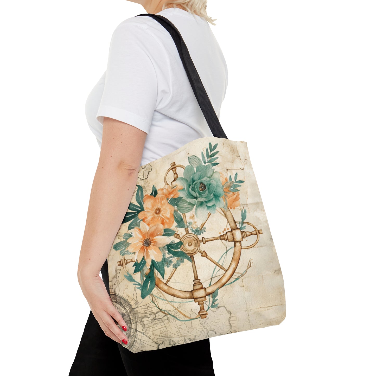 Tote Bag, Nautical bag, Beach Tote Bag