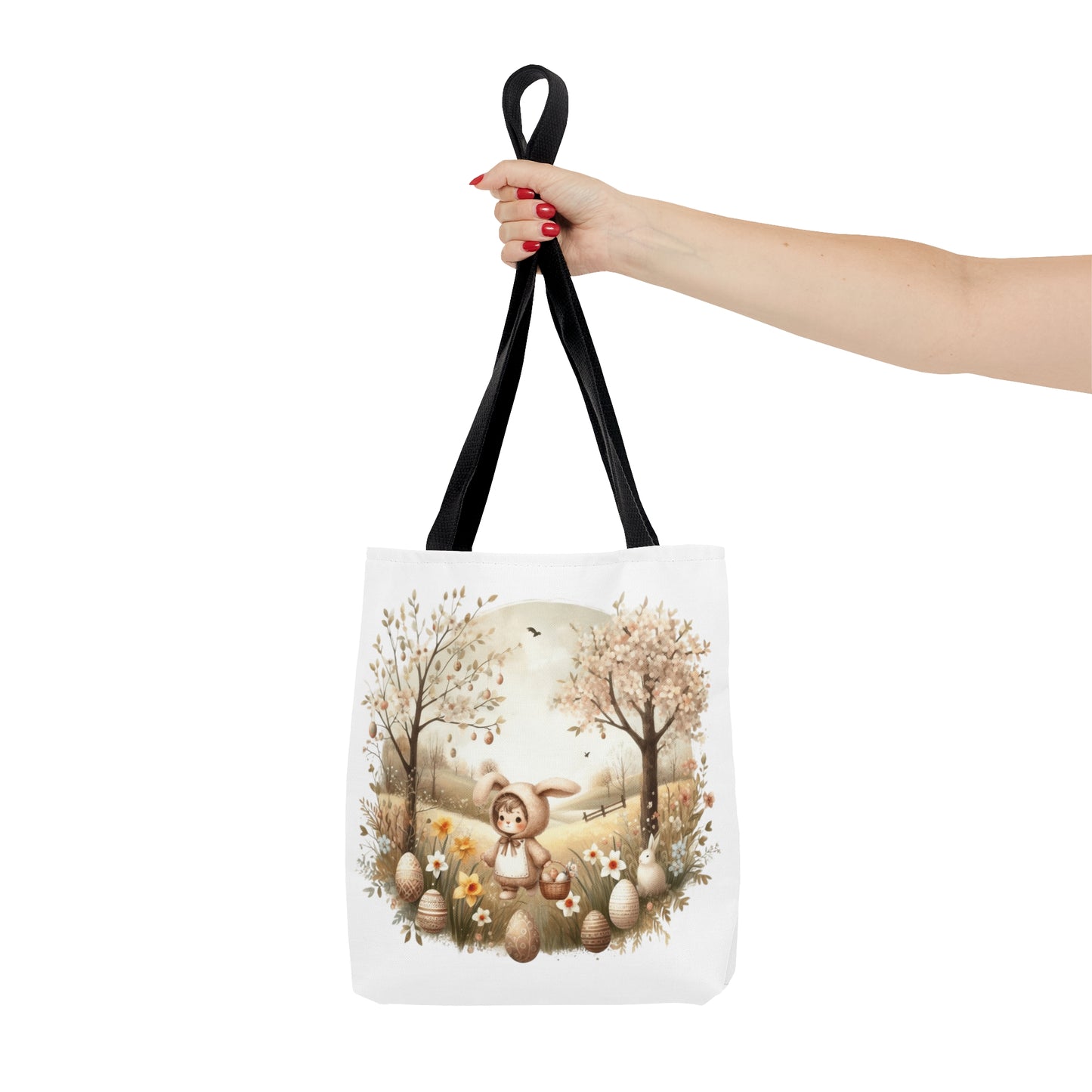 Tote Bag, Easter, Rabbit, Personalised/Non-Personalised Tote bag