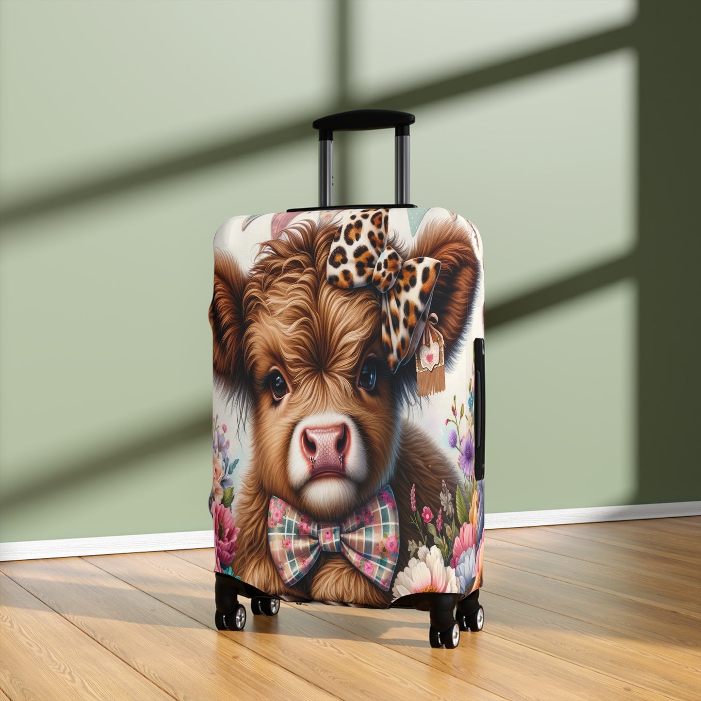 Luggage Cover, Highland Cow, awd-5009