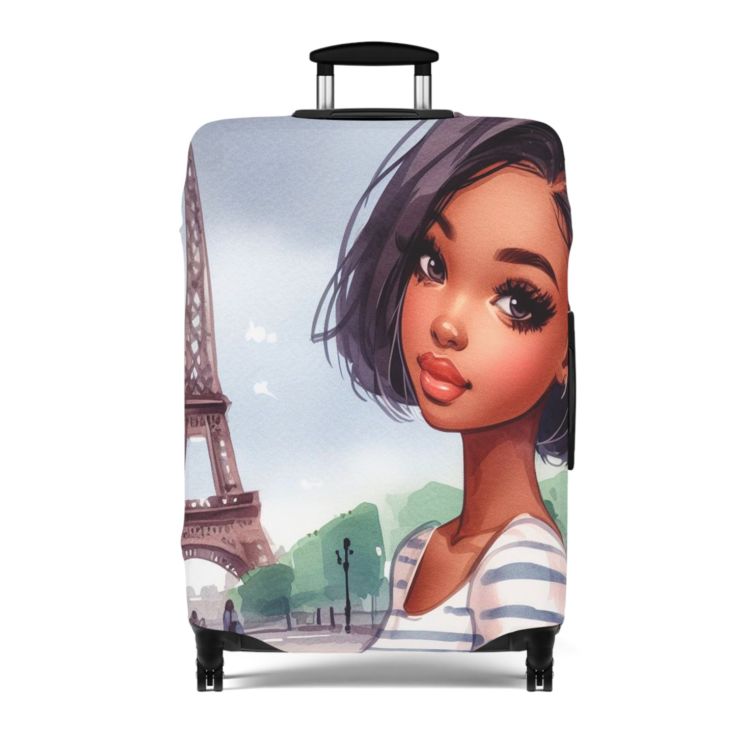 Luggage Cover, Just a Girl Who loves Travelling, awd-2102