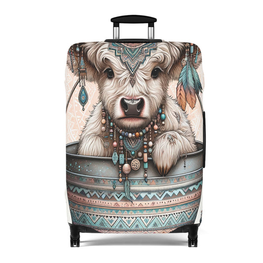 Luggage Cover, Highland Cow, awd-704