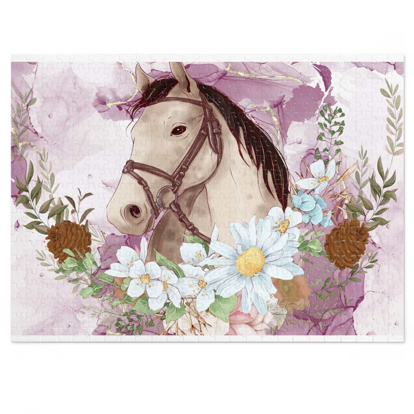 Jigsaw Puzzle, Horse, Personalised/Non-Personalised (30, 110, 252, 500,1000-Piece)