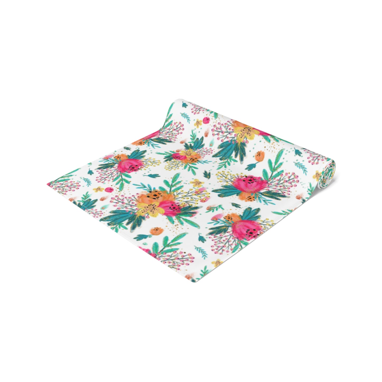 Australian Floral Table Runner, Cotton Twill and Poly Available