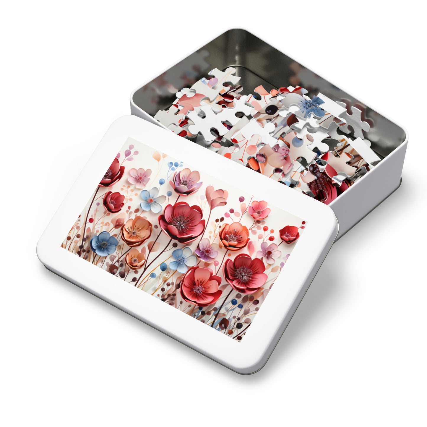 Puzzle, Floral, Wildflowers, Personalised/Non-Personalised (30, 110, 252, 500,1000-Piece) awd-654