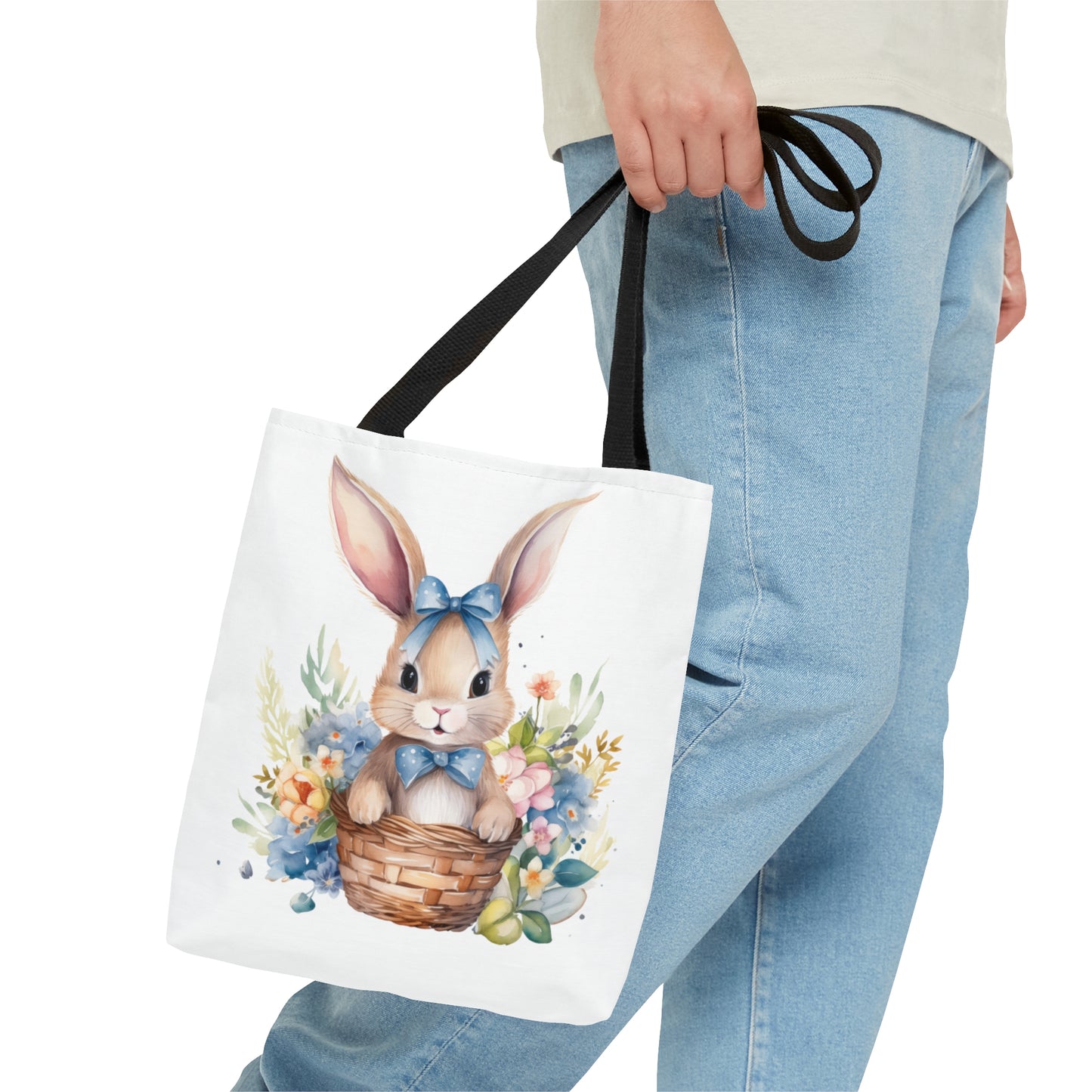 Tote Bag, Easter, Rabbit, Personalised/Non-Personalised Tote bag