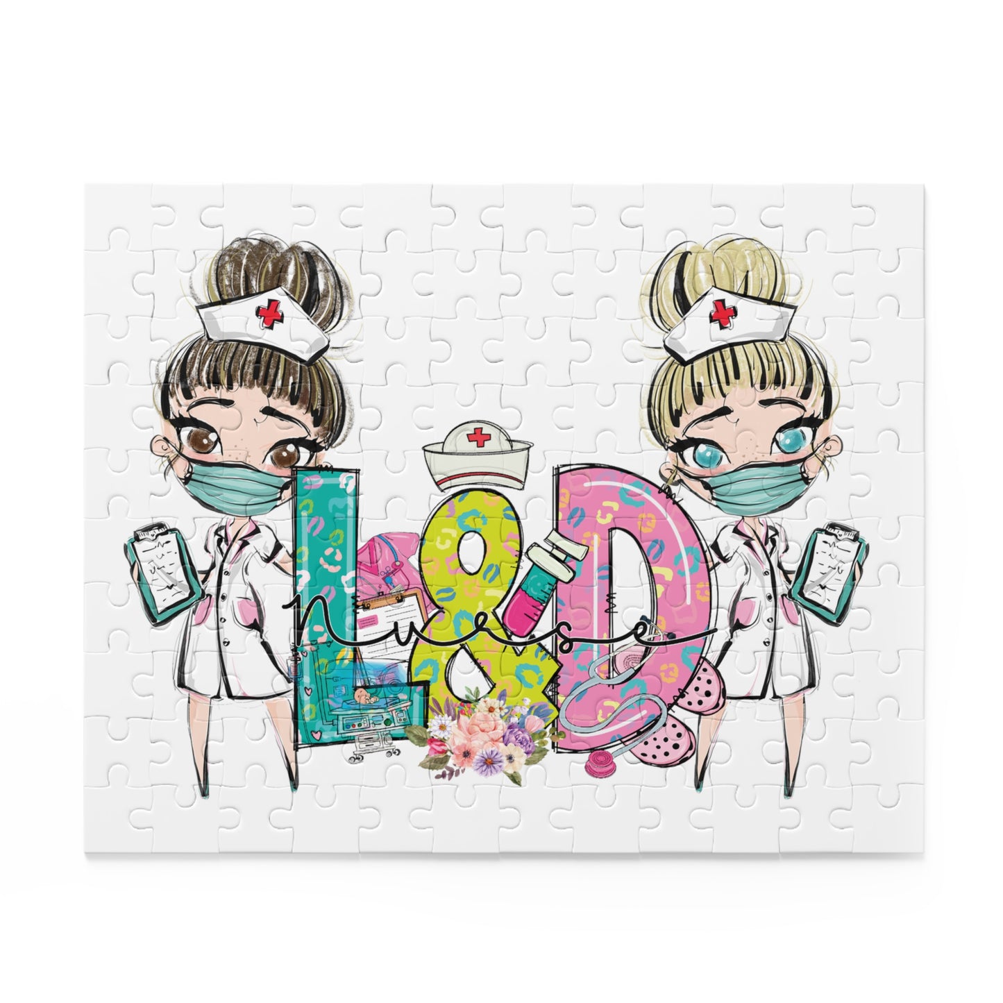 Personalised/Non-Personalised Puzzle, L&D Nurse (120, 252, 500-Piece)