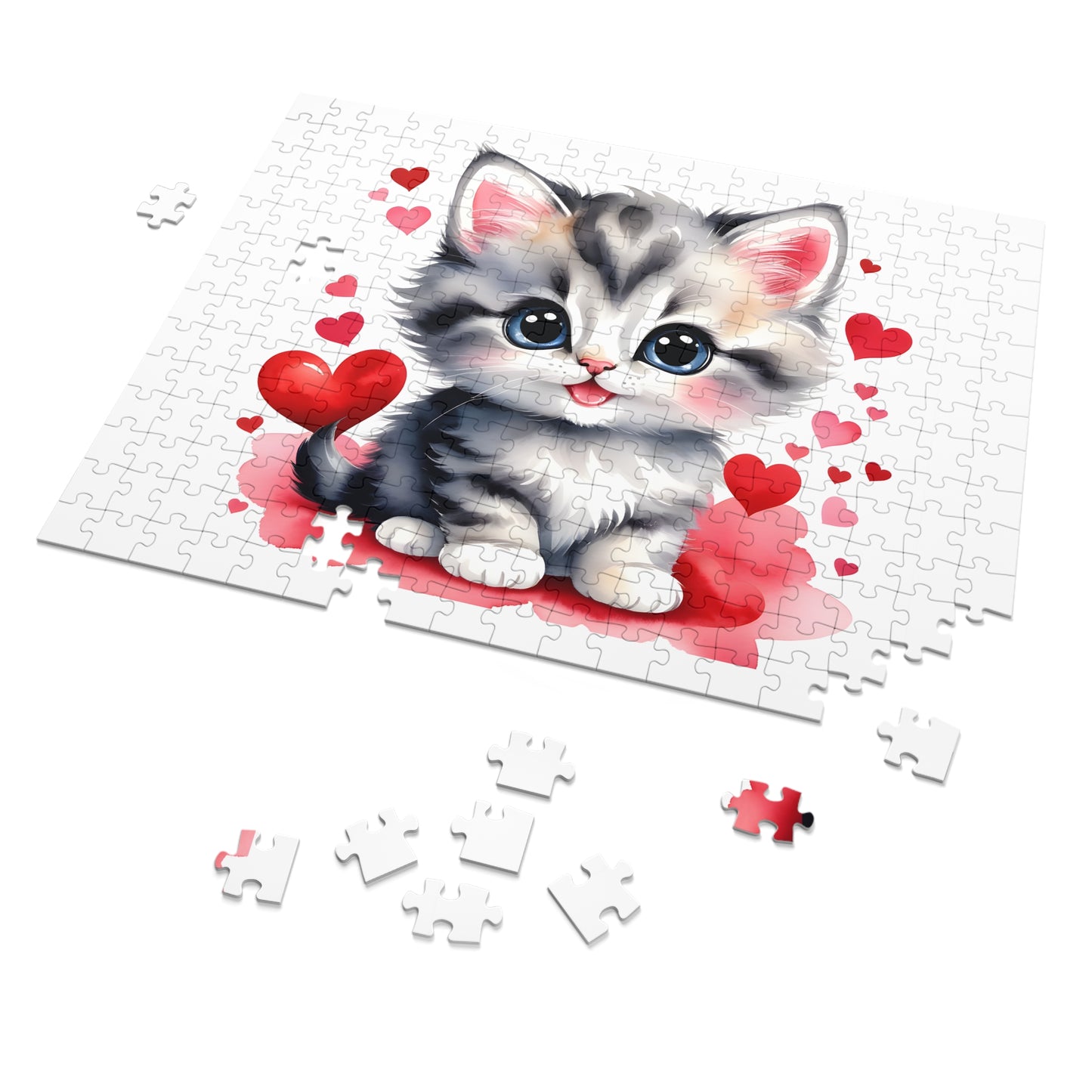 Jigsaw Puzzle, Cat, Personalised/Non-Personalised (30, 110, 252, 500,1000-Piece)