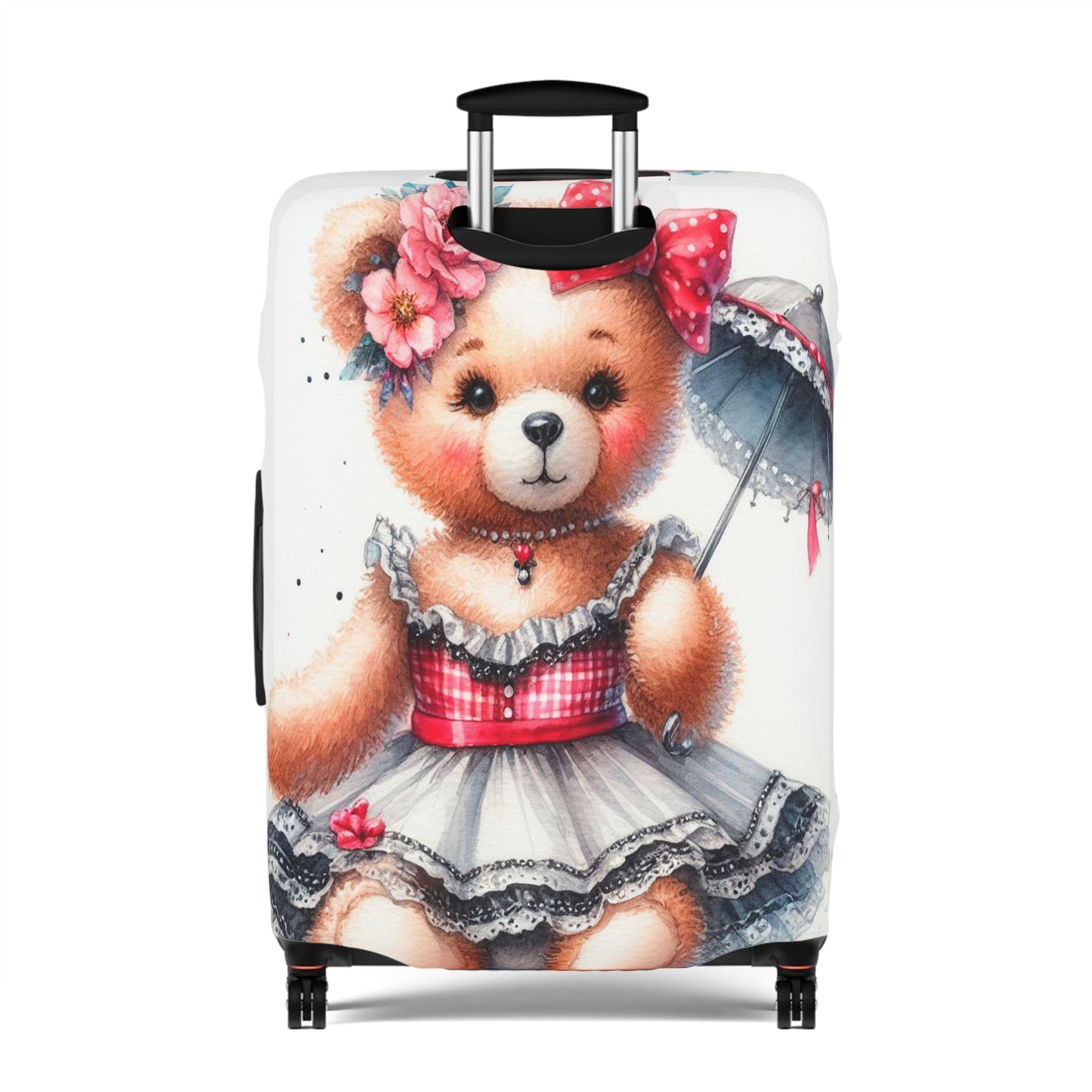 Luggage Cover, Rockabilly, Teddy Bear, awd-3033