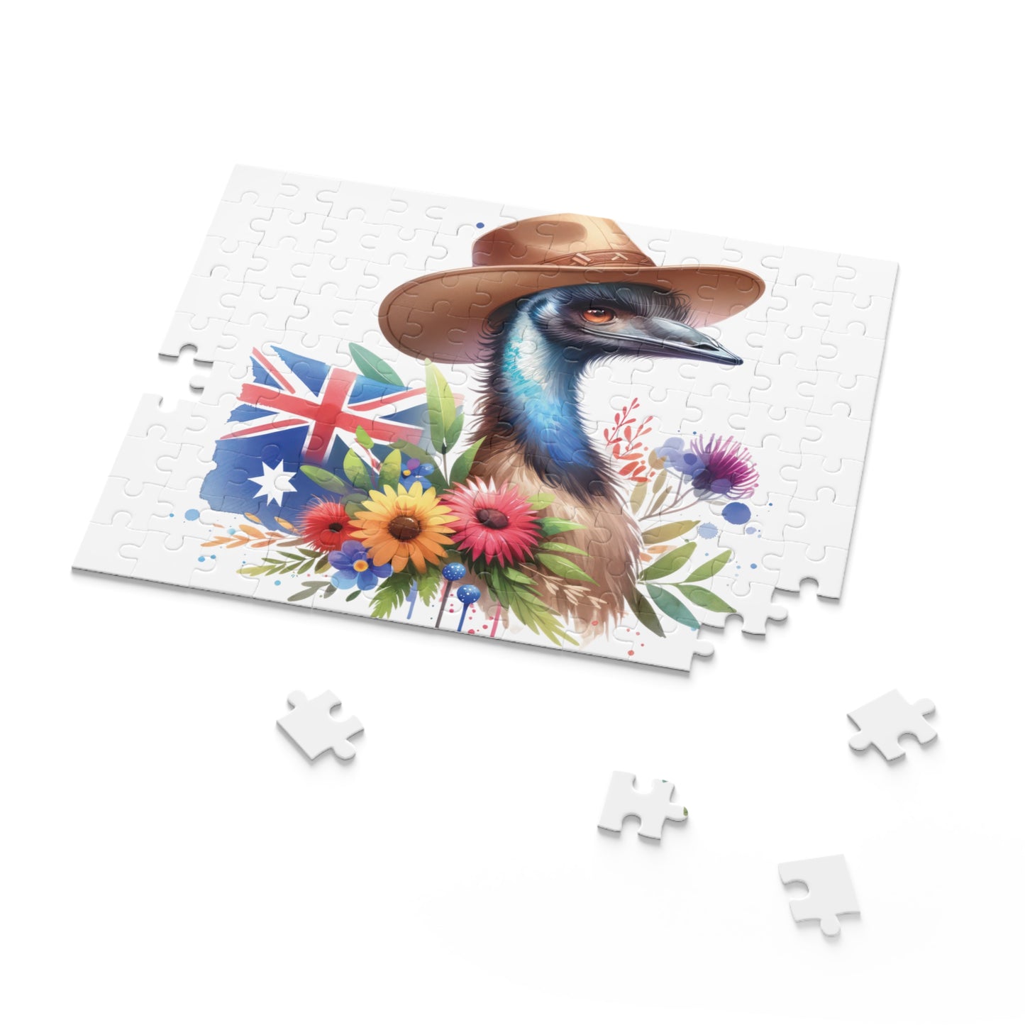 Personalised/Non-Personalised Puzzle, Emu (120, 252, 500-Piece)