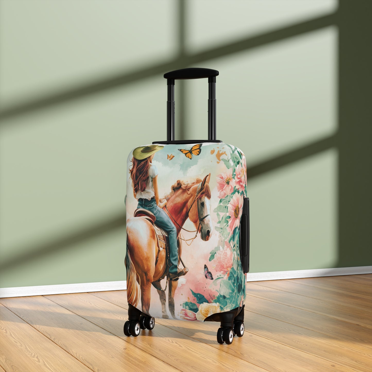 Luggage Cover, Country and Western, Country Girl and Horse, awd-1716