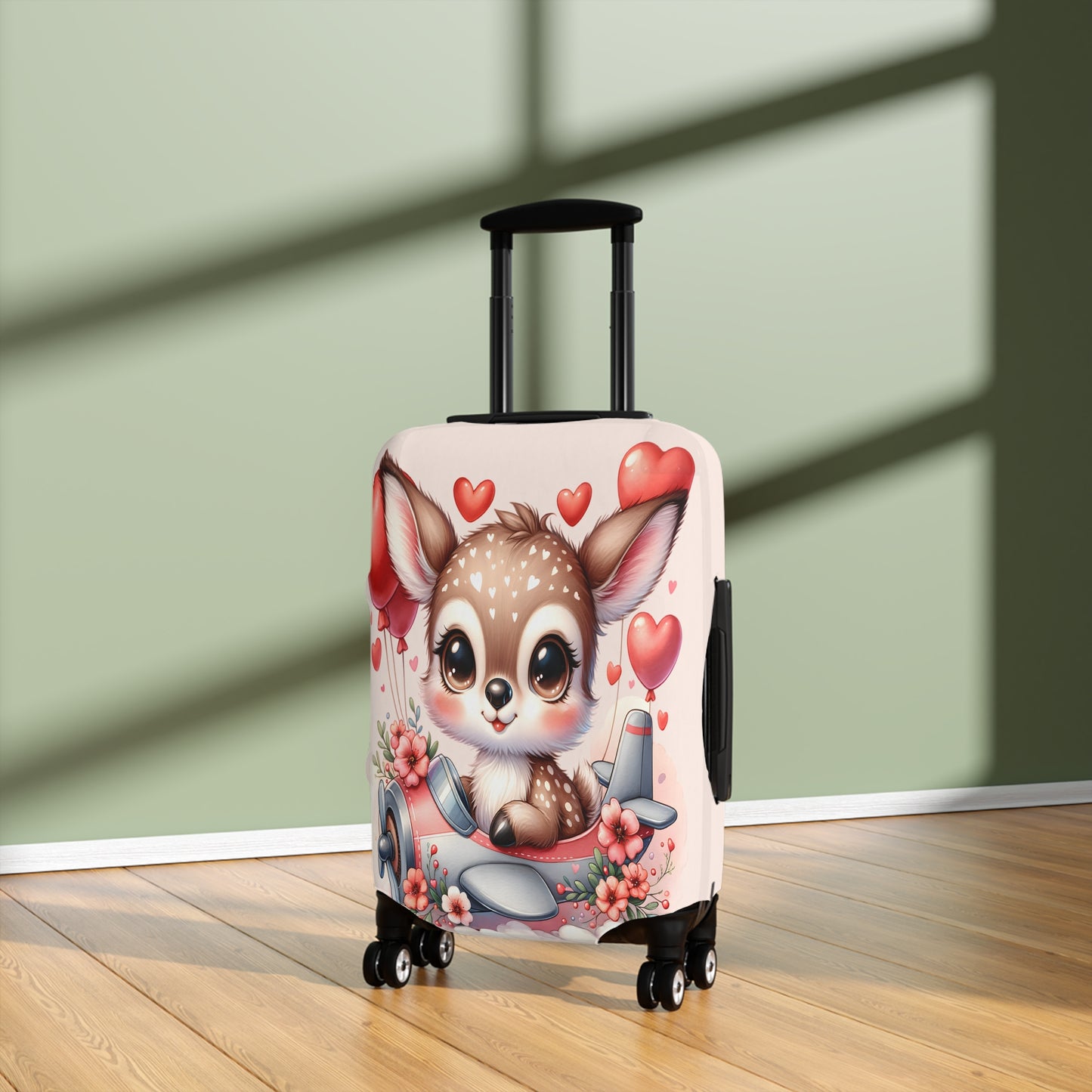 Luggage Cover, Deer in Plane, awd-308