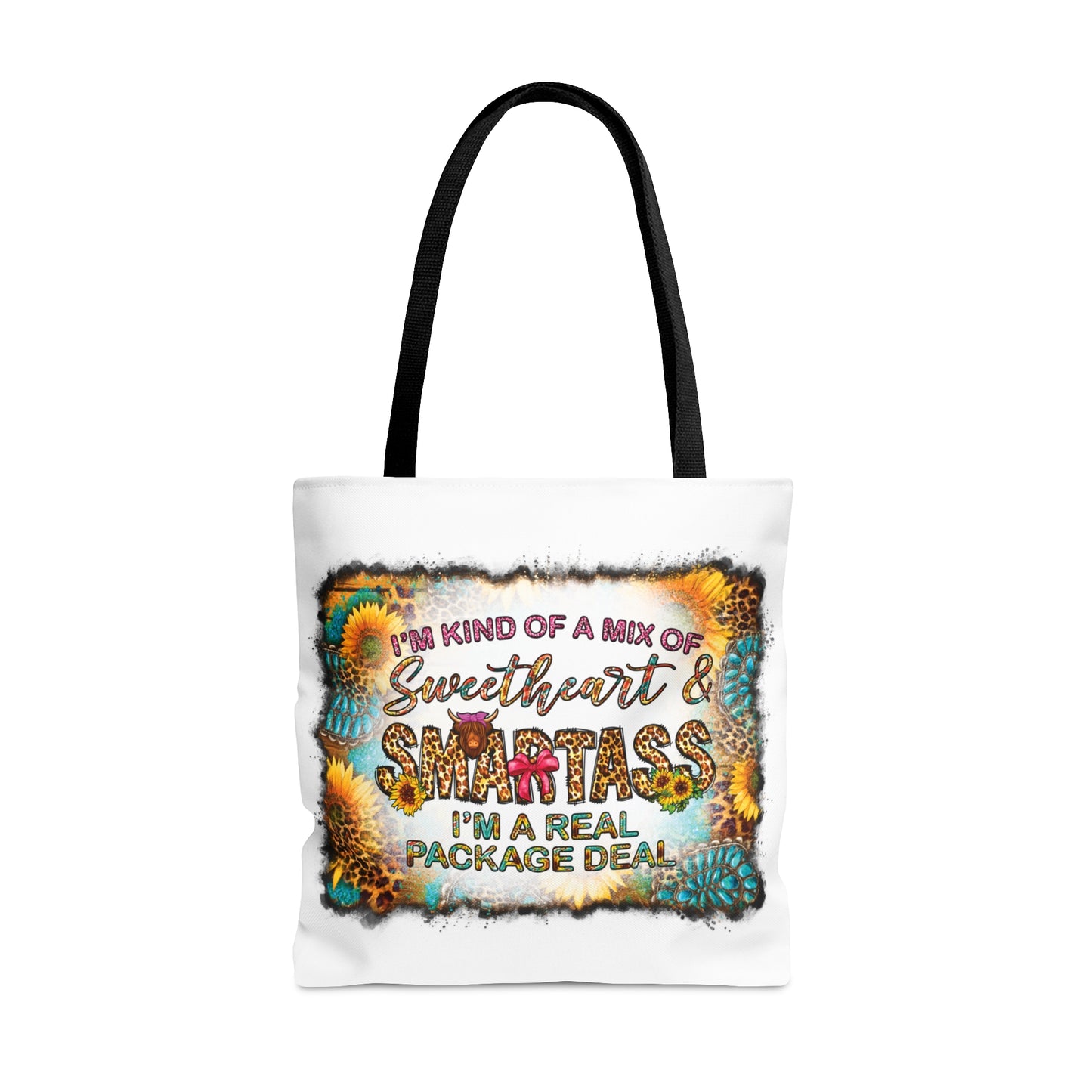 Tote Bag, Western, I'm kind of a mix of sweetheart